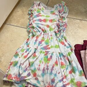 J Crew Girls Tye die dress size 4 and size 6